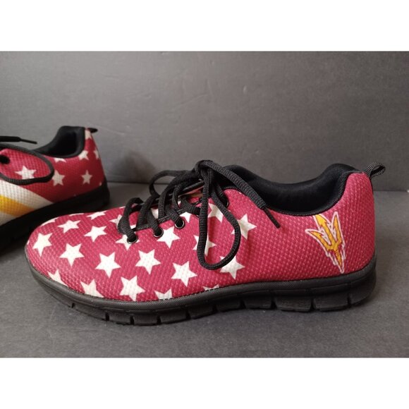 American Flag Full Stars ASU Arizona Sneaker Shoes Size Men 9.5 Women 11.5 - Picture 3 of 13